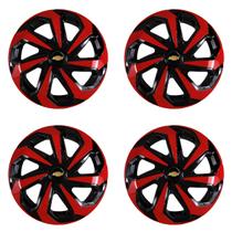 Jogo calota 13 spider vermelha celta corsa prisma classic