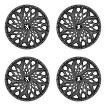 Jogo calota 14 grafite peugeot 207 passion sw 2008 2009