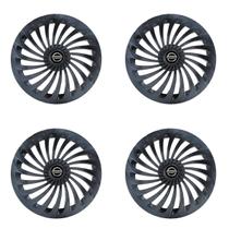 Jogo calota 15 twister grafite tiida versa sentra livina