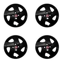 Jogo calota 298cb aro 14 preto brilhante mobi 2019 2020 a