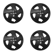 Jogo calota 298cb aro 14 preto fosco mobi 2019 2020 p