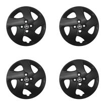 Jogo calota 298cb aro 14 preto fosco mobi 2019 2020 p