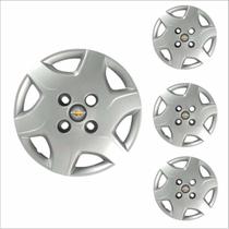 Jogo Calota Aro 13 Celta 2012 à 2015 Chevrolet GM + Emblema Resinado Jogo Calota Aro 13 Celta 2012 à 2015 Chevrolet GM + Emblema Resinado