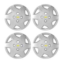 Jogo Calota Aro 13 Celta Corsa Classic Emblema Resinado