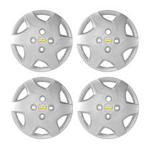 Jogo Calota Aro 13 Celta Corsa Classic Emblema Resinado