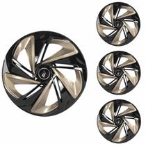 Jogo Calota Aro 13 Nitro X Black Gold Universal Jogo Calota Aro 13 Nitro X Black Gold Universal