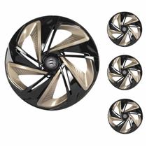 Jogo Calota Aro 13 Nitro X Black Gold Universal + Emblema Resinado Citroen Jogo Calota Aro 13 Nitro X Black Gold Universal + Emblema Resinado Citroen