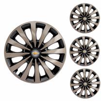 Jogo Calota Aro 13 Passat CC Gold Universal + Emblema Resinado Chevrolet GM Jogo Calota Aro 13 Passat CC Gold Universal + Emblema Resinado Chevrolet GM