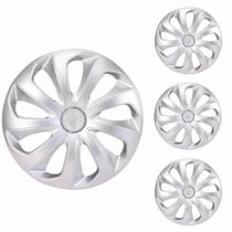 Jogo Calota Aro 13 Velox Silver Universal Jogo Calota Aro 13 Velox Silver Universal