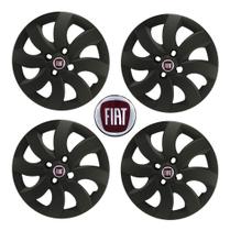 Jogo Calota Aro 14 Attractive Novo Uno Palio Idea Siena Fiat Grafite Fosco Jogo Calota Aro 14 Attractive Novo Uno Palio Idea Siena Fiat Grafite Fosco