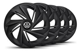 Jogo Calota Aro 14 Esportiva Nitro Vw Voyage Gol Preta Fosca Jogo Calota Aro 14 Esportiva Nitro Vw Voyage Gol Preta Fosca