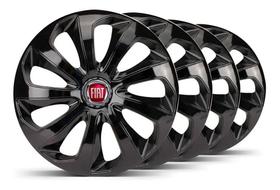 Jogo Calota Aro 14 Esportiva Velox Fiat Palio Uno Mobi Preta Jogo Calota Aro 14 Esportiva Velox Fiat Palio Uno Mobi Preta