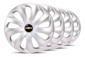 Jogo Calota Aro 14 Esportiva Velox Gm Prisma Corsa Prata Jogo Calota Aro 14 Esportiva Velox Gm Prisma Corsa Prata