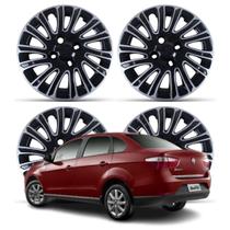 Jogo Calota Aro 14 Fiat Grand Siena 2012/2013 Cubo Baixo Preto/Prata 093CBPBPU Jogo Calota Aro 14 Fiat Grand Siena 2012/2013 Cubo Baixo Preto/Prata 093CBPBPU