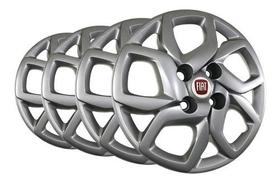 Jogo Calota Aro 14 Fiat Mobi Argo Palio Uno Siena