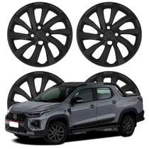 Jogo Calota Aro 14 Fiat Strada 2021-2025 Cubo Alto Preto Fosco Jogo Calota Aro 14 Fiat Strada 2021-2025 Cubo Alto Preto Fosco