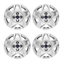 Jogo Calota Aro 14 Ford Fiesta Hatch 2011 2012 - 2016 Emblema Resinado Azul Jogo Calota Aro 14 Ford Fiesta Hatch 2011 2012 - 2016 Emblema Resinado Azul