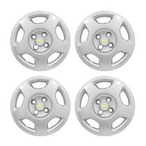 Jogo Calota Aro 14 Gm Corsa Hatch Sedan 2004 2005 2006.2010 2012 Prata