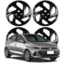 Jogo Calota Aro 14 Hyundai HB20/ HB20S 2024 Cubo Baixo Preto 201CB-POB-U