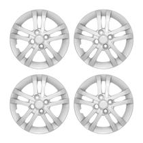 Jogo Calota Aro 14 Novo Fiat Argo 2021 2022 Prata