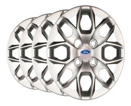 Jogo Calota Aro 14 Novo Ford Ka Sedan 2015 2016 Com Emblema