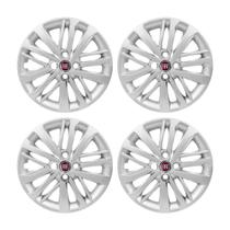 Jogo Calota Aro 14 Prata Fiat Cronos 2023 2024 Emblema Resinado Jogo Calota Aro 14 Prata Fiat Cronos 2023 2024 Emblema Resinado