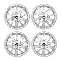 Jogo Calota Aro 14 Renault Sandero Logan 2007 2008 Ate 2021