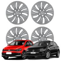 Jogo Calota Aro 14 VW Fox Space Polo Cubo Padrão Prata 146CP-PTA-U Jogo Calota Aro 14 VW Fox Space Polo Cubo Padrão Prata 146CP-PTA-U