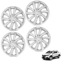 Jogo calota aro 14p prata mod nova strada 2021 - general car - kit-61100