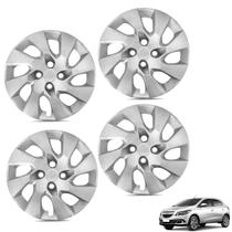 * jogo calota aro 14p prata mod onix/prisma 2014/16 - general car - kit-61110
