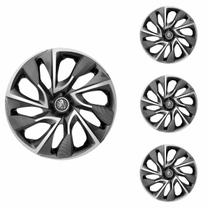 Jogo Calota Aro 15 DS4 Sport Cup Universal + Emblema Resinado Peugeot Jogo Calota Aro 15 DS4 Sport Cup Universal + Emblema Resinado Peugeot