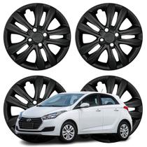 Jogo Calota Aro 15 Hyundai HB20 Sedan/ Hatch 2016-2018 Cubo Padrão Preto 192CPPOBU Jogo Calota Aro 15 Hyundai HB20 Sedan/ Hatch 2016-2018 Cubo Padrão Preto 192CPPOBU