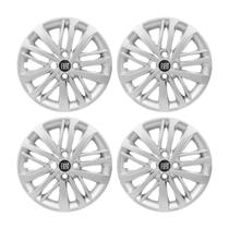 Jogo Calota Aro 15 Prata Fiat Cronos 2023 2024 Emblema Resinado Jogo Calota Aro 15 Prata Fiat Cronos 2023 2024 Emblema Resinado