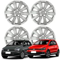 Jogo Calota Aro 15" VW Fox Space Polo Cubo Padrão Prata 119CP-PTA-U Jogo Calota Aro 15" VW Fox Space Polo Cubo Padrão Prata 119CP-PTA-U