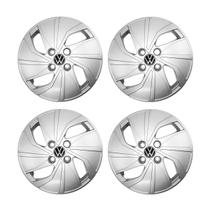 Jogo Calota Aro 15 Vw Polo 2018 Á 2025 Prata C/ Emblema Novo Jogo Calota Aro 15 Vw Polo 2018 Á 2025 Prata C/ Emblema Novo