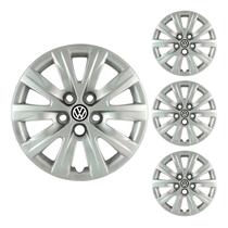 Jogo Calota Aro 15 - VW SpaceFox/Polo/Fox (Linha VW 5 furos) Jogo Calota Aro 15 - VW SpaceFox/Polo/Fox (Linha VW 5 furos)