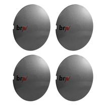 Jogo Calota Central BRW Roda Esportiva Aranha 890 Grafite Jogo Calota Central BRW Roda Esportiva Aranha 890 Grafite