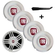 Jogo Calota Central Meio De Roda Fiat Stilo Conect Aro 16 Jogo Calota Central Meio De Roda Fiat Stilo Conect Aro 16