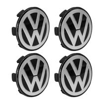 Jogo Calota Central Roda Binno 56mm Com Emblema Volkswagen Jogo Calota Central Roda Binno 56mm Com Emblema Volkswagen