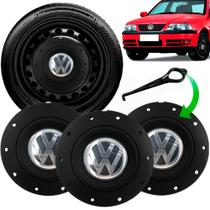 Jogo Calota Centro Roda Vw Gol G3 G4 G5 Amarok Aro 13 14 15 - GFM