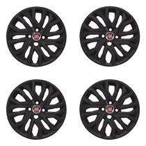 Jogo Calota Esportiva 14 Preto Fosco Argo Cronos 2022 295 A