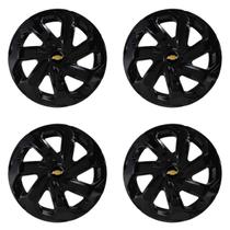 Jogo calota esportiva aro 14 spider preta astra agile vectra