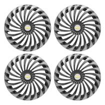 Jogo Calota Esportiva Aro 14 Twister Graphite/Silver GM Astra Celta Montana