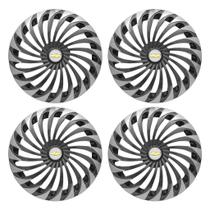 Jogo Calota Esportiva Aro 14 Twister Graphite/Silver GM Astra Celta Montana