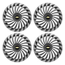 Jogo Calota Esportiva Aro 14 Twister Graphite/Silver GM Astra Celta Montana