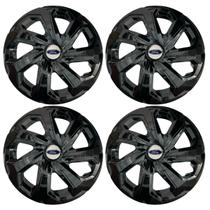 Jogo calota esportiva aro 15 spider preta new fiesta focus Jogo calota esportiva aro 15 spider preta new fiesta focus