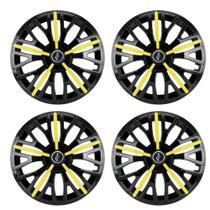 Jogo Calota Esportiva Universal Triton Sport Yellow Aro 13 Jogo Calota Esportiva Universal Triton Sport Yellow Aro 13