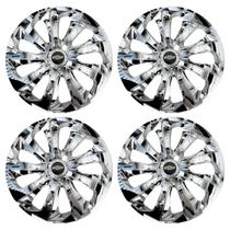 Jogo Calota Esportiva Velox 13 Cromada Celta Corsa Prisma P