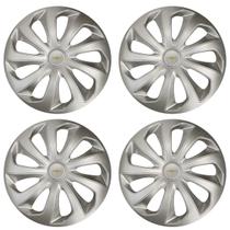 Jogo Calota Esportiva Velox 15 Prata Onix 2013 2014 2020 Jogo Calota Esportiva Velox 15 Prata Onix 2013 2014 2020