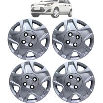 Jogo Calota Ford Fiesta Rocam 2011 À 2014 Aro 14